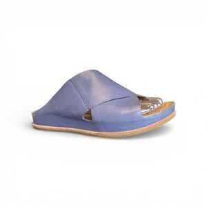 kork ease tutsi blue leather  criss cross size 10 Women’s EUC